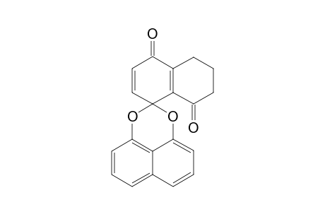 1,5-Dioxo-1,4,5,6,7,8-hexahydronaphthalene-4-spiro-2'-naphtho[1",8"-de][1',3']dioxine