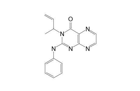 3-ANILINO-2-(1-METHYLPROP-2-ENYL)-PTERIDIN-4(3H)-ONE