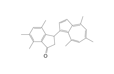 1H-Inden-1-one, 2,3-dihydro-4,6,7-trimethyl-3-(4,6,8-trimethyl-1-azulenyl)-