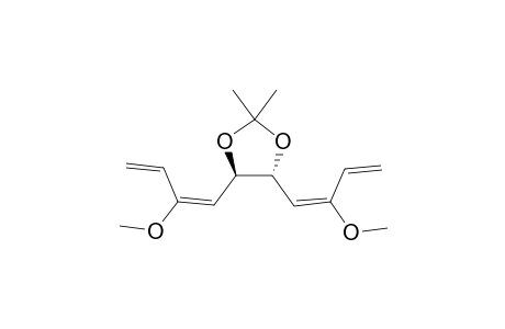 (E,E)-(5R,6R)-5,6-ISOPROPYLIDENEDIOXY-3,8-DIMETHOXY-1,3,7,9-DECATETRAENE