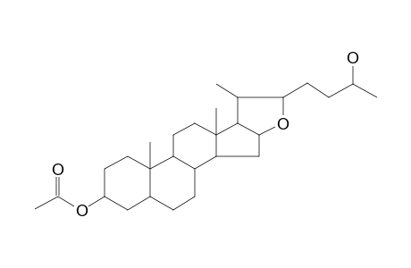 26-Norcoprostan-16,22-epoxy-3.alpha.,25-diol 3-o-acetyl-