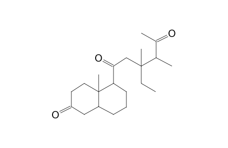 1-(8a-Methyl-6-oxodecahydro-1-naphthalenyl)-3-ethyl-3,4-dimethyl-1,5-hexanedione