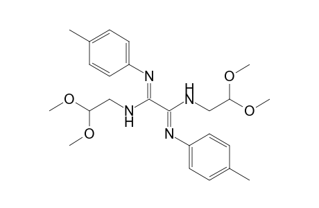 N1,N2-Bis(2,2-dimethoxyethyl)-N'1,N'2-bis(4-methylphenyl)ethanediimidamide