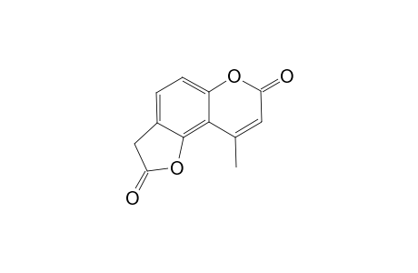 Furan-2(3H)-one [5.4-f]-4-methyl-2H-1-benzopyran-2-one