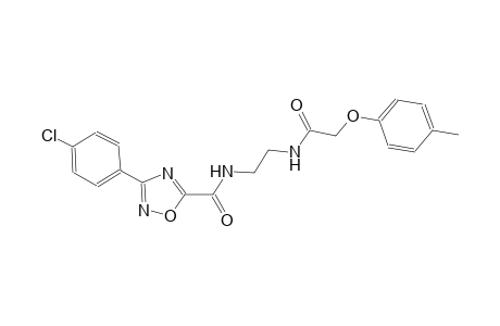1,2,4-oxadiazole-5-carboxamide, 3-(4-chlorophenyl)-N-[2-[[2-(4-methylphenoxy)acetyl]amino]ethyl]-