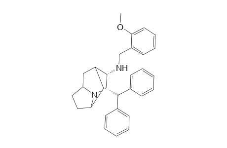 ((8S,9S)-8-Benzhydryl-7-aza-tricyclo[4.3.1.0*3,7*]dec-9-yl)-(2-methoxy-benzyl)-amine