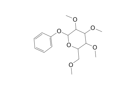 .alpha.-D-Glucopyranoside, phenyl 2,3,4,6-tetra-O-methyl-