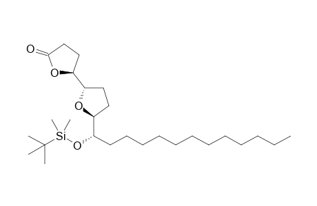 (5S)-5-[(2S,5S)-5-[(1S)-1-[tert-butyl(dimethyl)silyl]oxytridecyl]-2-oxolanyl]-2-oxolanone