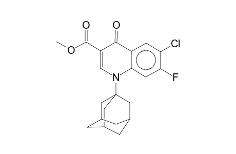 1-ADAMANTAN-1-YL-6-CHLORO-7-FLUORO-4-OXO-1,4-DIHYDROQUINOLINE-3-CARBOXYLIC ACID, METHYL ESTER