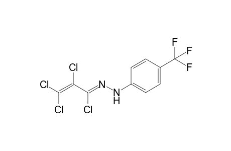 (1Z)-2,3,3-trichloro-N-[4-(trifluoromethyl)phenyl]-2-propenehydrazonoyl chloride