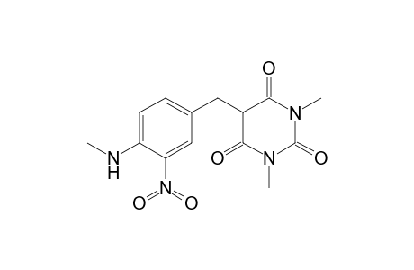 1,3-Dimethyl-5-(4-methylamino-3-nitrobenzyl)barbituric acid