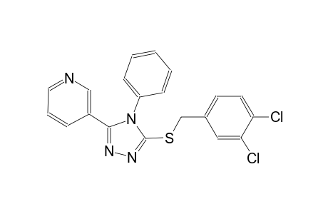 3-{5-[(3,4-dichlorobenzyl)sulfanyl]-4-phenyl-4H-1,2,4-triazol-3-yl}pyridine