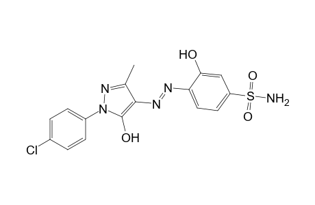 1-(4-Chlorophenyl)-3-methyl-5-hydroxy-4-(2-hydroxy-4-sulphamylphenylazo)pyrazole