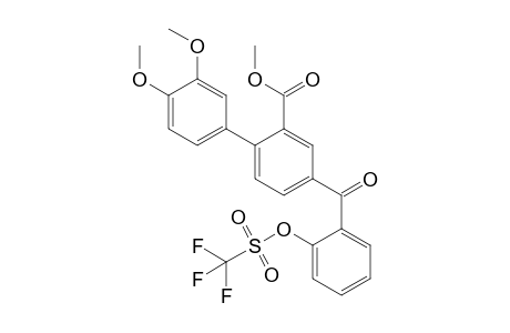 Methyl 3',4'-Dimethoxy-4-[2-(trifluoromethanesulfonyloxy)benzoyl]biphenyl-2-carboxylate
