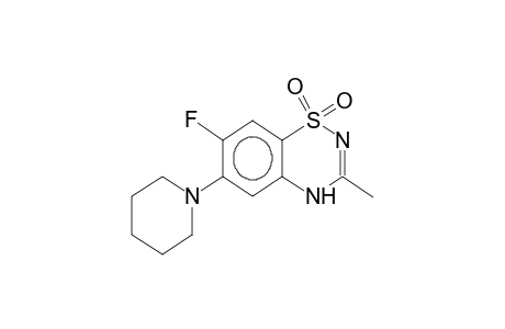 3-methyl-6-piperidino-4H-benzo[e][1,2,4]-thiadiazin-1,1-dione