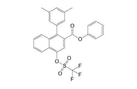 Phenyl 1-(3,5-Dimethylphenyl)-4-(trifluoromethylsulfonyloxy)-2-naphthoate