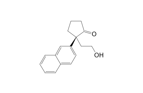 (S)-2-(2-hydroxyethyl)-2-(naphthalen-2-yl)cyclopentan-1-one