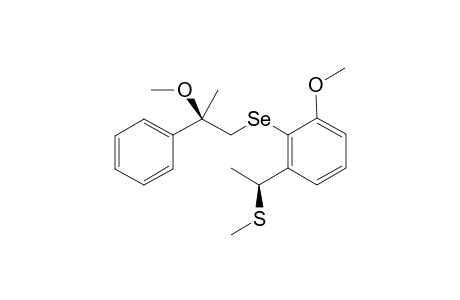 1-Methoxy-2-[(2R)-2-methoxy-2-phenylpropyl]seleno]-3-[(1S)-1-(methylthio)ethyl]benzene