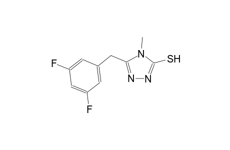 4H-1,2,4-triazole-3-thiol, 5-[(3,5-difluorophenyl)methyl]-4-methyl-