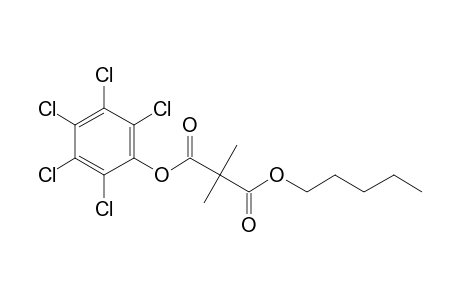 Dimethylmalonic acid, pentachlorophenyl pentyl ester