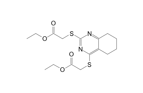 ethyl ({2-[(2-ethoxy-2-oxoethyl)sulfanyl]-5,6,7,8-tetrahydro-4-quinazolinyl}sulfanyl)acetate