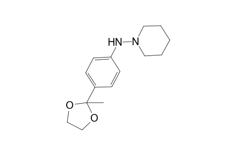 N-(4-(2-methyl-1,3-dioxolan-2-yl)phenyl)piperidin-1-amine