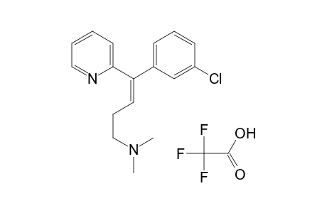 (3Z)-4-(3-Chlorophenyl)-N,N-dimethyl-4-(2-pyridyl)but-3-en-1-ammonium trifluoroacetate