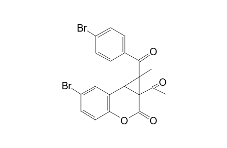 1a-acetyl-6-bromo-1-(4-bromobenzoyl)-1-methyl-7bH-cyclopropa[c]chromen-2-one