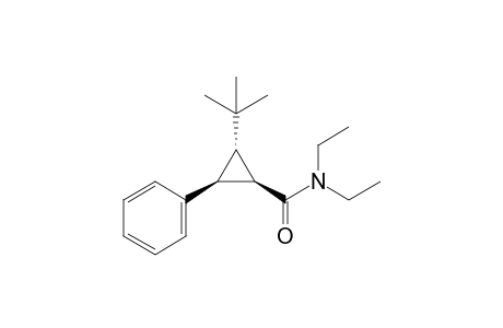 (1R*,2S*,3S*)-2-(tert-Butyl)-N,N-diethyl-3-phenylcyclopropanecarboxamide