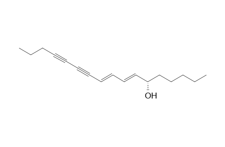 (6S,7E,9E)-6-heptadeca-7,9-dien-11,13-diynol