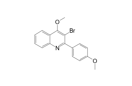 2-(4'-METHOXYPHENYL)-3-BROMO-4-METHOXYQUINOLINE