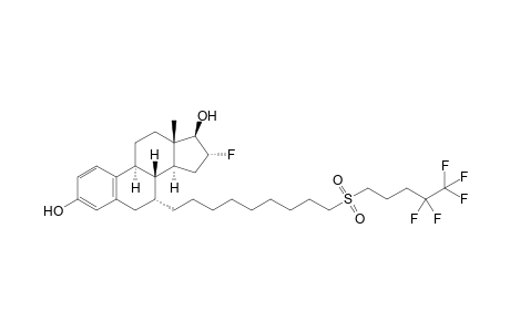 16.alpha.Fluoro-7.alpha.-{9-[(4,4,5,5,5-Pentafluoropentyl)sulfonyl]nonyl}estra-1,3,5(10)-triene-3,17.beta.-diol