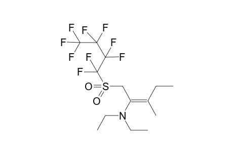Diethyl-[2-methyl-1-(nonafluorobutane-1-sulfonyl-methyl)-but-1-enyl]-amine