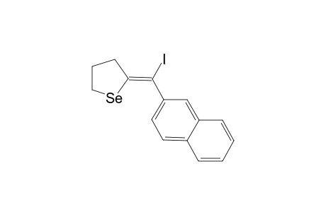 (E)-2-(iodo(naphthalen-2-yl)methylene)tetrahydroselenophene