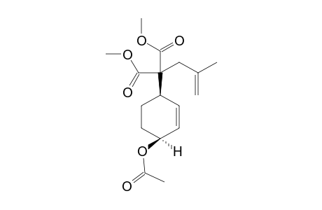 (cis)-[4'-Acetyloxy-2'-cyclohexen-1'-yl]-(2'-methyl-2-propenyl)-propanedioic acid - Dimethyl ester