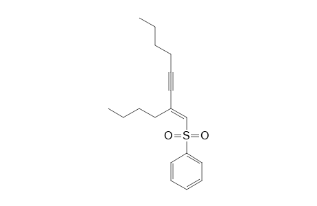 (E)-1-(Benzenesulfonyl)-2-butyloct-1-en-3-yne