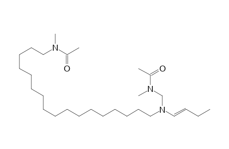 N1-[{(E)-1-Butenyl-17-(dimethylcarboxamidoheptadecyl)amino}methyl]-N1-methylacetamide-