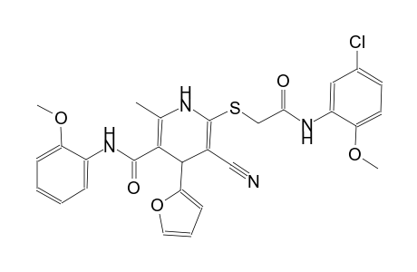 3-pyridinecarboxamide, 6-[[2-[(5-chloro-2-methoxyphenyl)amino]-2-oxoethyl]thio]-5-cyano-4-(2-furanyl)-1,4-dihydro-N-(2-methoxyphenyl)-2-methyl-