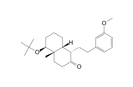 2(1H)-Naphthalenone, 5-(1,1-dimethylethoxy)octahydro-1-[2-(3-methoxyphenyl)ethyl]-4a-methyl-, [1S-(1.alpha.,4a.beta.,5.beta.,8a.beta.)]-