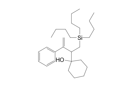 1-(3-phenyl-1-tributylsilyl-but-3-en-2-yl)cyclohexan-1-ol