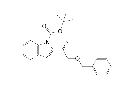2-(3-Benzyloxyprop-1-en-2-yl)-1-(tert-butoxylcarbonyl)-1H-indole