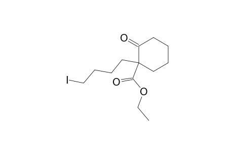 Cyclohexanecarboxylic acid, 1-(4-iodobutyl)-2-oxo-, ethyl ester