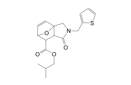 isobutyl 4-oxo-3-(2-thienylmethyl)-10-oxa-3-azatricyclo[5.2.1.0~1,5~]dec-8-ene-6-carboxylate