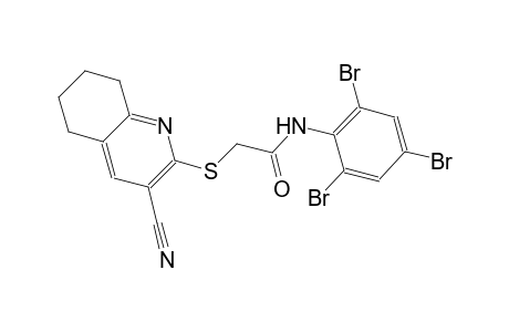 acetamide, 2-[(3-cyano-5,6,7,8-tetrahydro-2-quinolinyl)thio]-N-(2,4,6-tribromophenyl)-