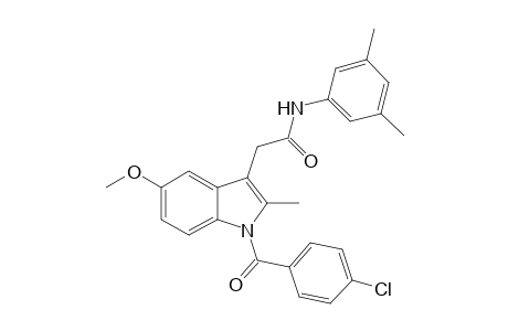 2-[1-(4-chlorobenzoyl)-5-methoxy-2-methyl-1H-indol-3-yl]-N-(3,5-dimethylphenyl)acetamide