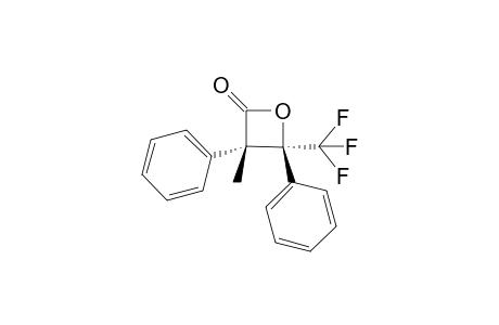 (3S,4S)-3-methyl-3,4-diphenyl-4-(trifluoromethyl)oxetan-2-one