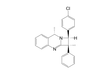 (1S*,2R*,8S*)-1,2-cis-1,8-trans-1-(4-Chlorophenyl)-2,8-dimethyl-2-phenyl-1,2-dihydroazeto[2,1-b]quinazoline