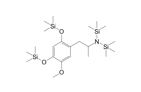2,4,5-Trimethoxyamphetamine-A (-2CH3) 4TMS