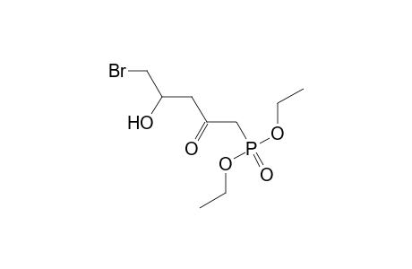 5-Bromo-1-diethoxyphosphoryl-4-hydroxypentan-2-one