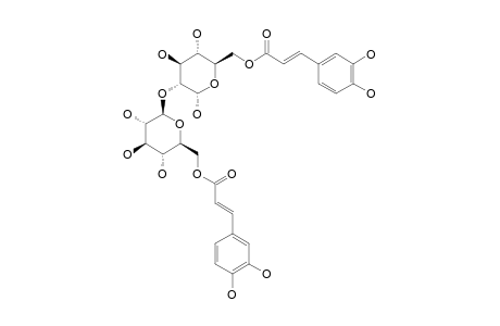 6-O-(E)-CAFFEOYL-[2-O-(6-O-(E)-CAFFEOYL)-BETA-D-GLUCOPYRANOSYL]-ALPHA-D-GLUCOPYRANOSIDE